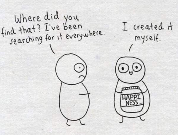 Happiness comes from within